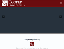 Tablet Screenshot of cooperlegalgroup.com